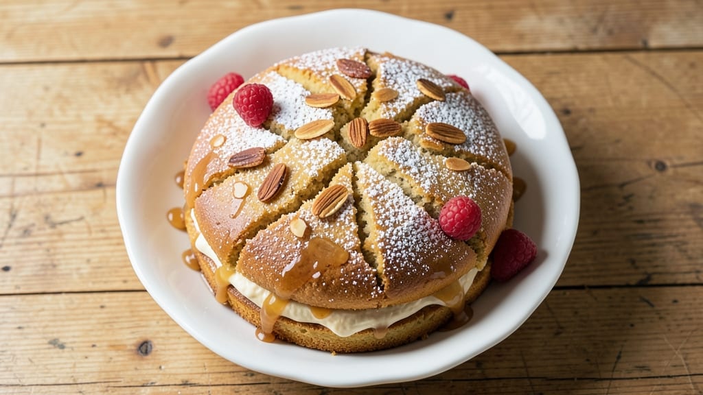 Almondy Cake Recipe: Nutty Vanilla Swirls With Buttery Layers