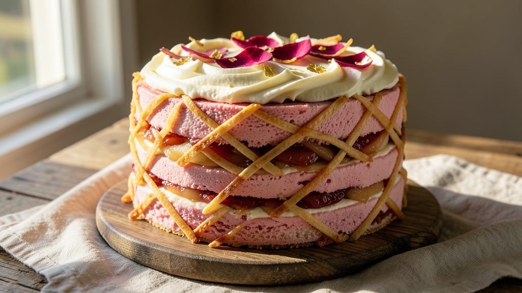Apple Rose Cake Recipe: Floral Layers and Buttery Tenderness