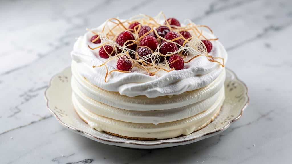 Angel Hair Food Cake Recipe: Light-as-Air Vanilla Cloud With Buttery Crust