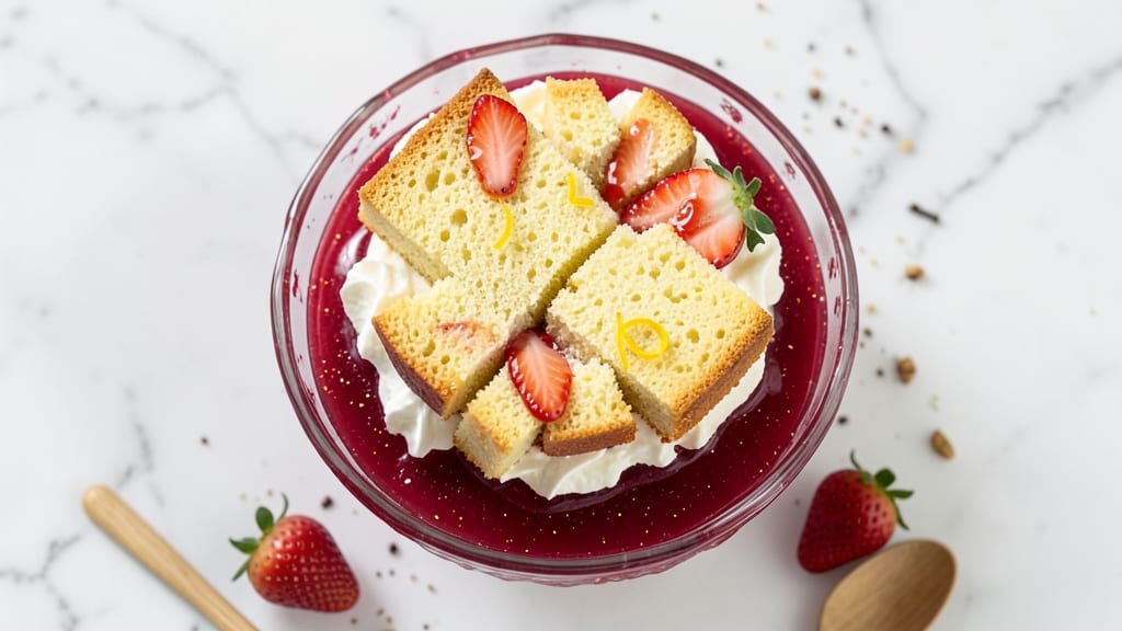 Angel Food Cake Strawberry Jello Dessert Recipe: Light-as-Air Layers with Vibrant Fruit Contrast