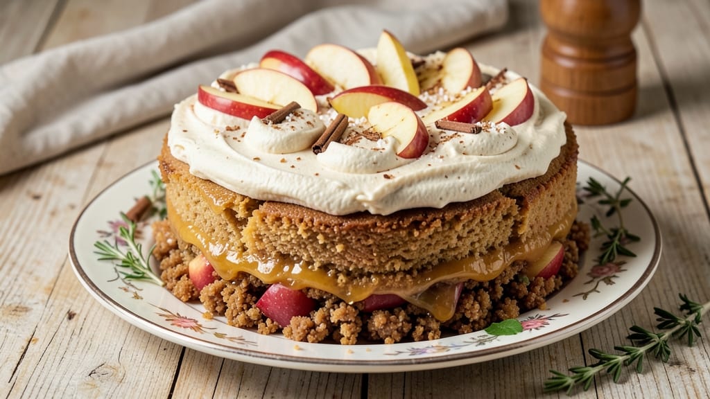 Apple Cinnamon Gooey Butter Cake Recipe: Spiced Apple Filling That Melts Into Every Forkful