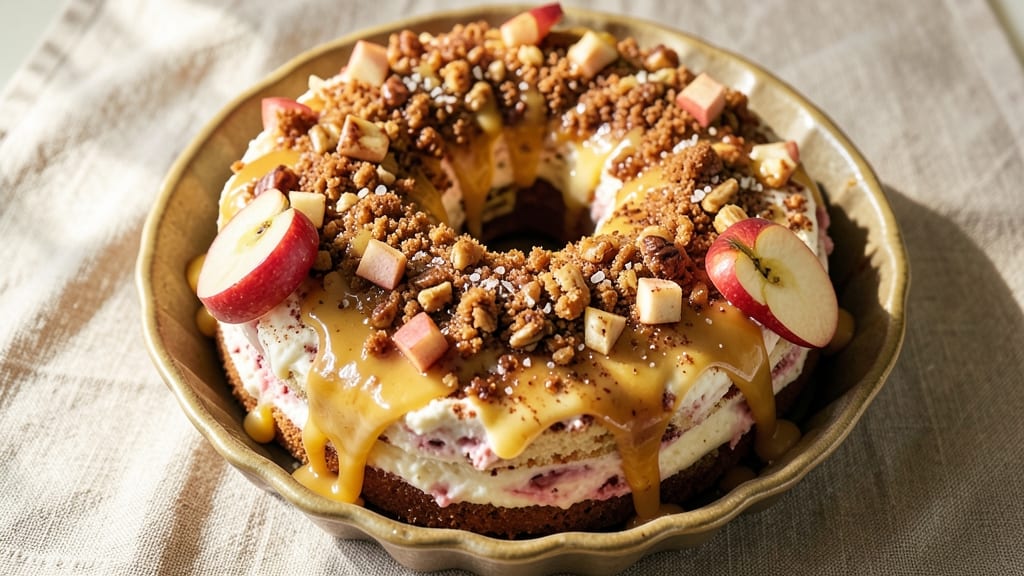 Apple Cream Cheese Coffee Cake Recipe: Vanilla-Infused Layers With Buttery Streaks