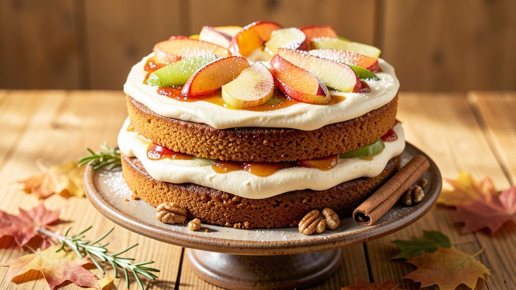 Apple Fall Harvest Cake Recipe: Spiced Apple Streusel With Moist Layers