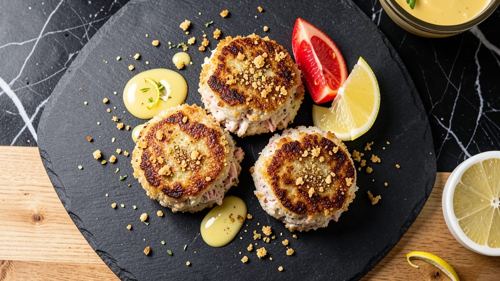 Alton Brown's Crab Cakes Recipe: Buttery Crispy Shells With Zesty Lemon Twist