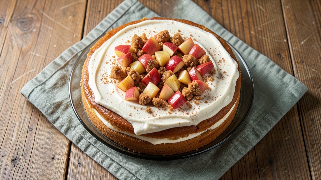 Ark Cake Slice Recipe: Apple-Cinnamon Layers With Buttery Streusel Topping