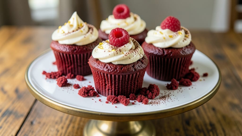 Amazing Red Velvet Cupcakes Recipe: Velvety Moistness With Cream Cheese Frosting Swirls
