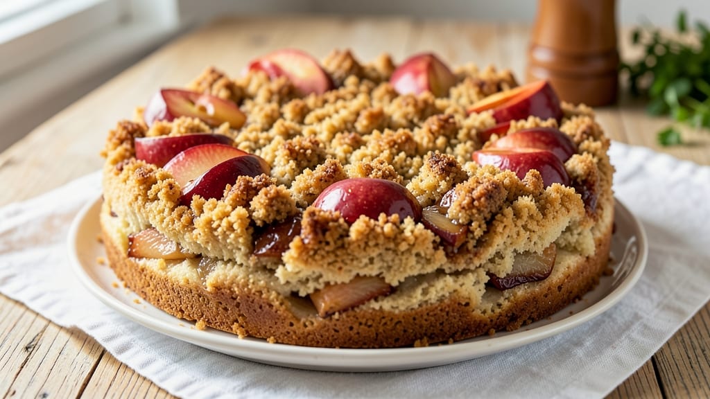 Apple Cinnamon Streusel Cake Recipe: Warm Spice Streusel Hugging Tart Apple Layers