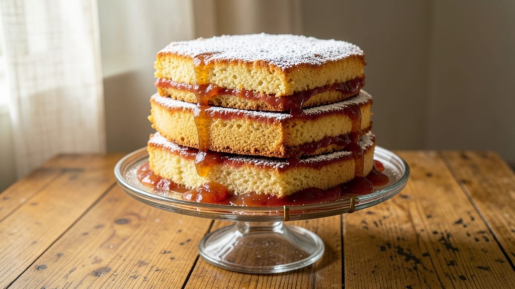 Apricot Sponge Cake Recipe: Light as Air Layers with Zesty Apricot Swirls
