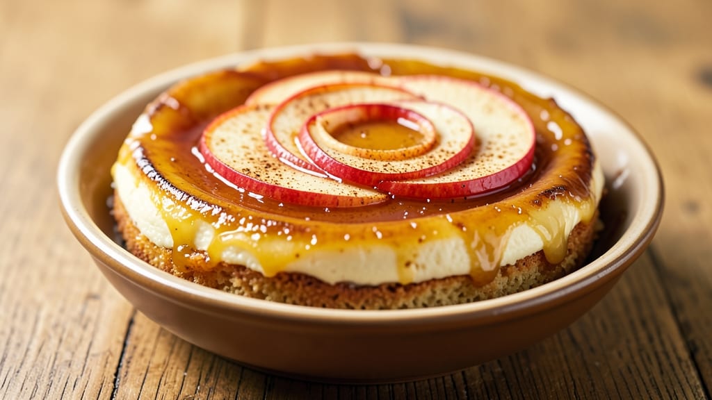 Apple Flan Cake Recipe: Spiced Apple Layers With Silky Caramel Core