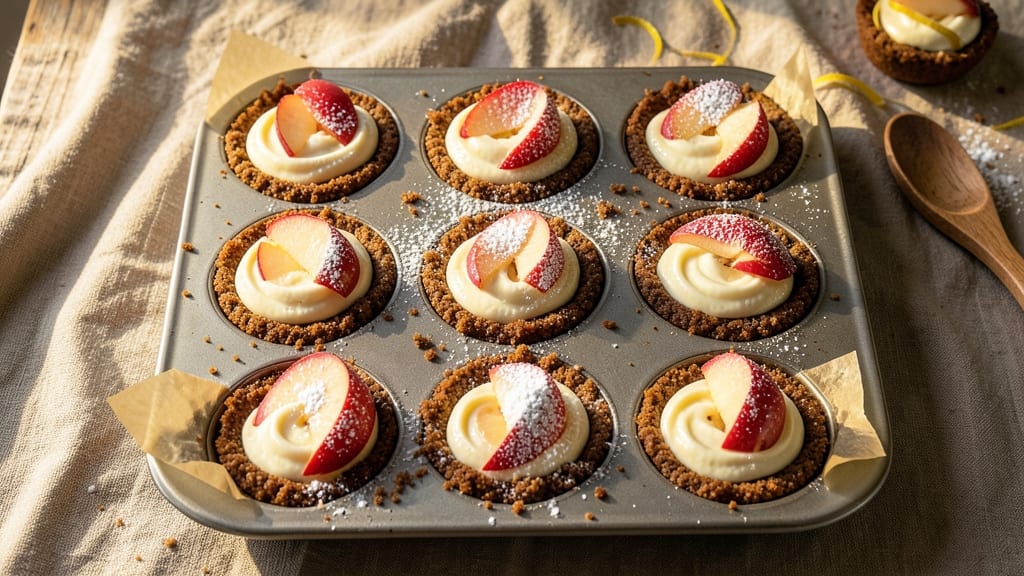 Apple Cheesecake Bites Recipe: Mini Servings With Caramelized Apple Topping