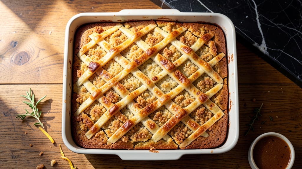 Auntie Anne's Coffee Cake Recipe: Buttery Streusel Crown Over Warm Spiced Cake Layers