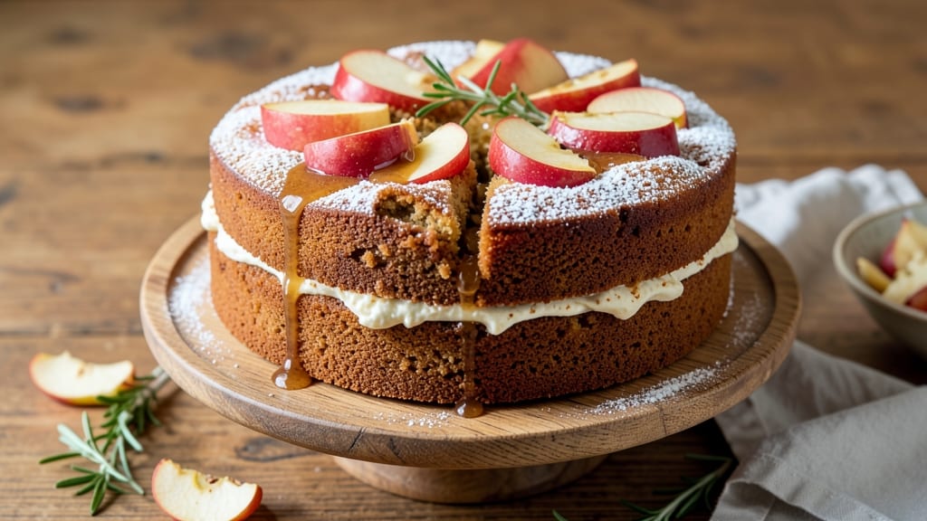 American Apple Cake Recipe: Warm Spice and Juicy Apple Filling in One Bowl