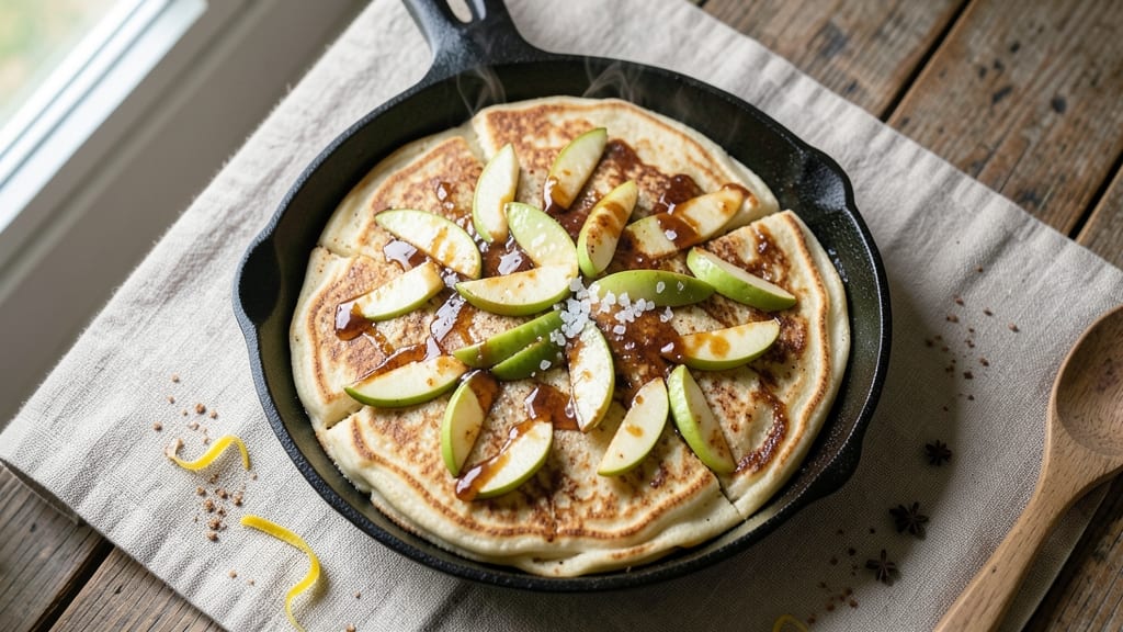 Apple Pancake Skillet Recipe: Warm Spiced Apple and Fluffy Stacks in One Pan