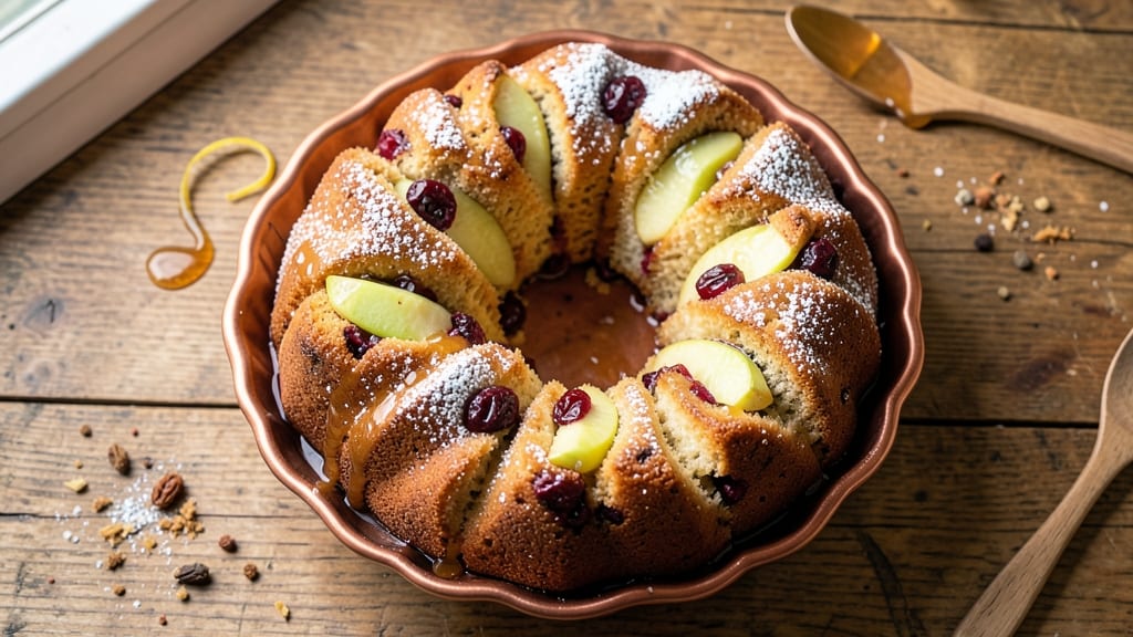 Apple Cranberry Bundt Cake Recipe: Spiced Fruit Layers With Buttery Streusel Crown
