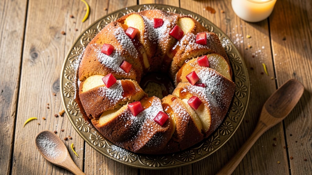 Apple Rum Bundt Cake Recipe: Spiced Rum-Infused Moistness With Caramel Glaze Drizzle
