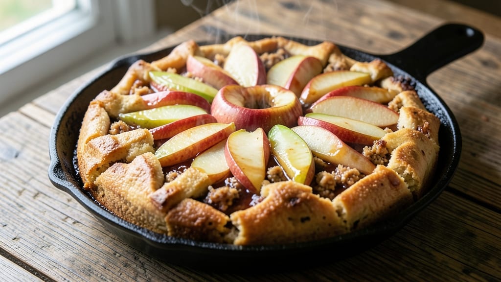 Apple and Pear Upside Down Cake Recipe: Caramelized Fruit Crown Over Spiced Layers