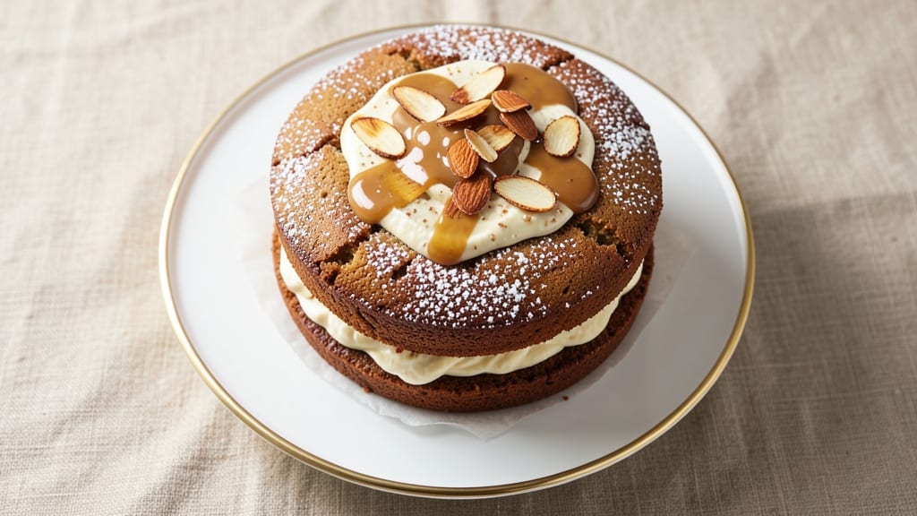 Amaretto Cream Cake Recipe: Nutty Liqueur Layers with Vanilla Frosting Rivers