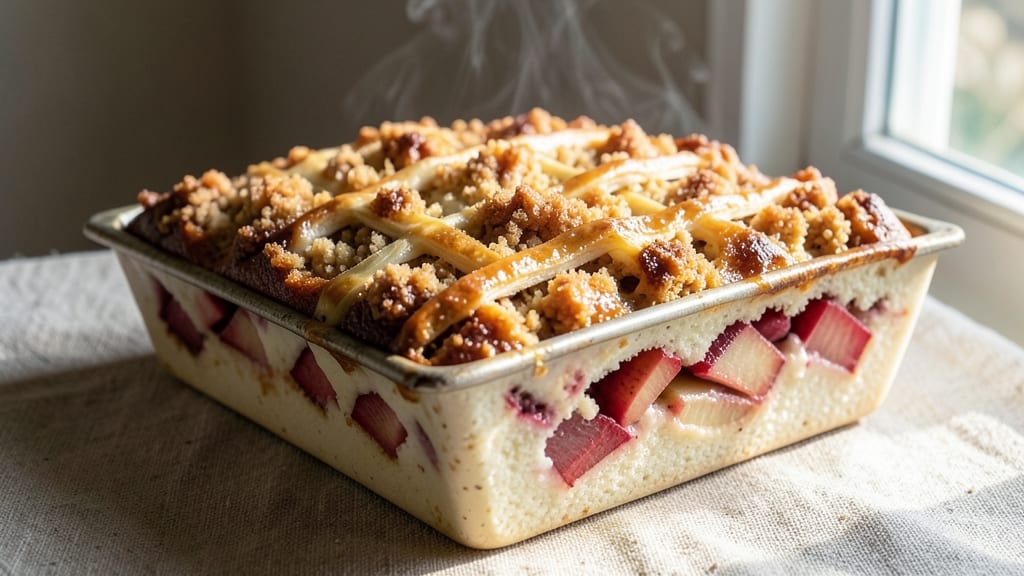Apple Crumble Loaf Cake Recipe: Spiced Apple Filling With Buttery Crust Magic