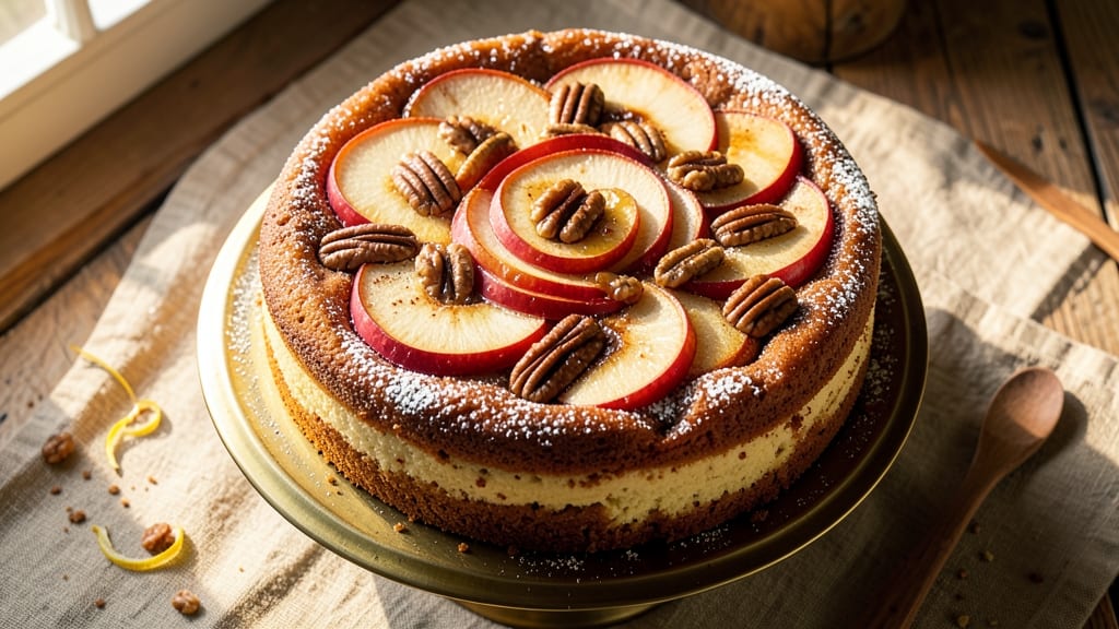 Apple Walnut Pound Cake Recipe: Nutty-Sweet Crunch in Every Slice