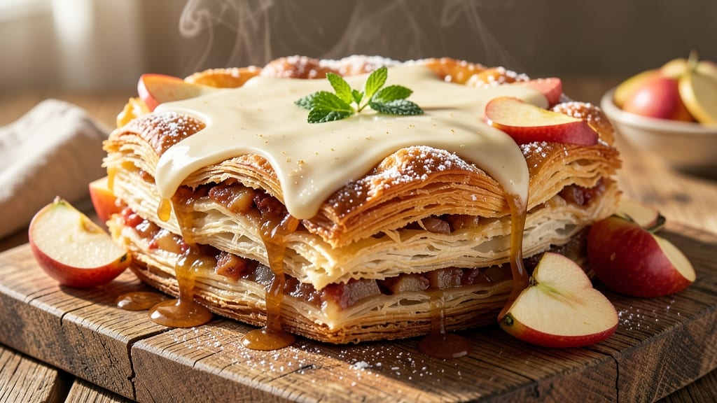 Apple Turnover Cake Recipe: Flaky Layers and Caramelized Apple Filling