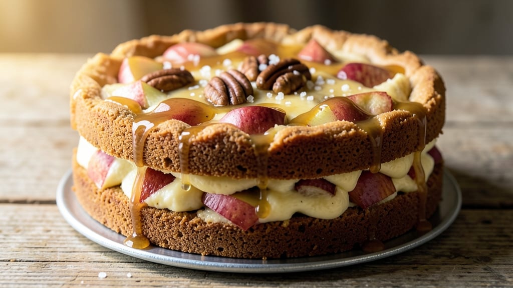 Apple Pie Cake Recipe With Fresh Apples: Spiced Streusel Hugs Juicy Apple Swirls