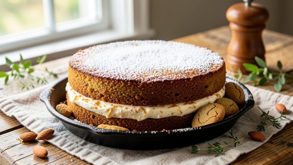 Amish Funny Cake Recipe: Buttery Layers and Spiced Fruit Filling Magic