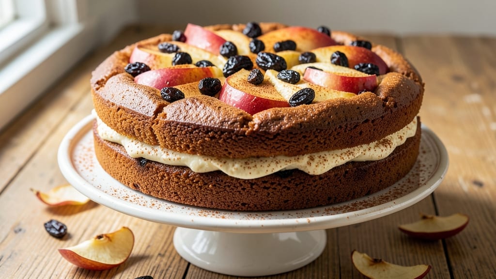Apple and Raisin Cake Recipe UK: Warm Spiced Fruit Swirls in One Tin