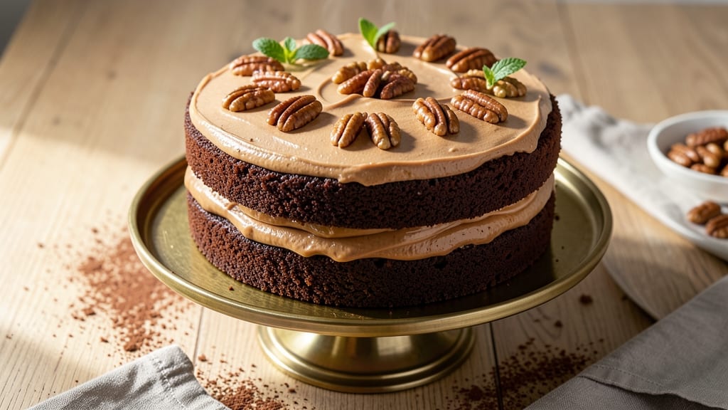 Amazing German Chocolate Cake Recipe: Nutty Pecan Frosting and Moist Layers