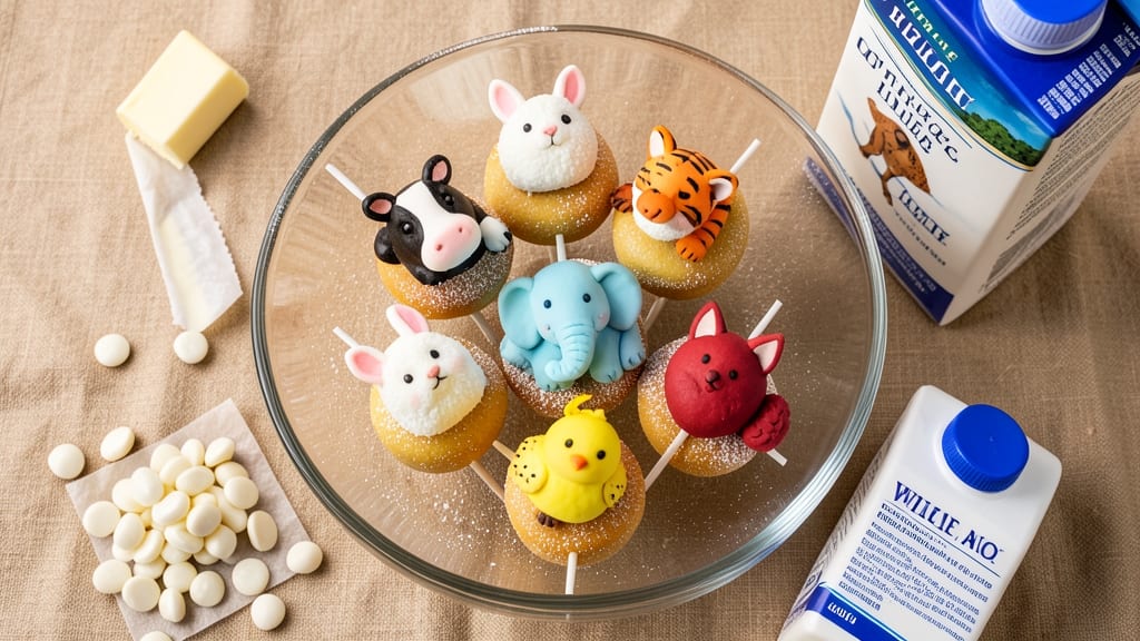 Animal Cake Pops Recipe: Whimsical Critter Faces in 30 Minutes