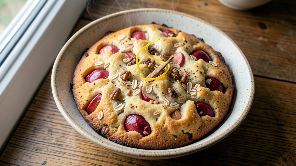 Apple Scone Cake Recipe: Layered Vanilla and Apple Streusel Bliss