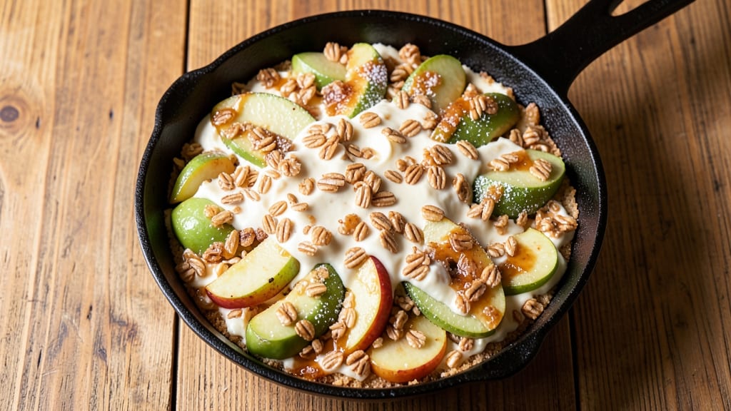 Apple Cream Cheese Dump Cake Recipe: Warm Spiced Apple Swirls Under Buttery Streusel Crown