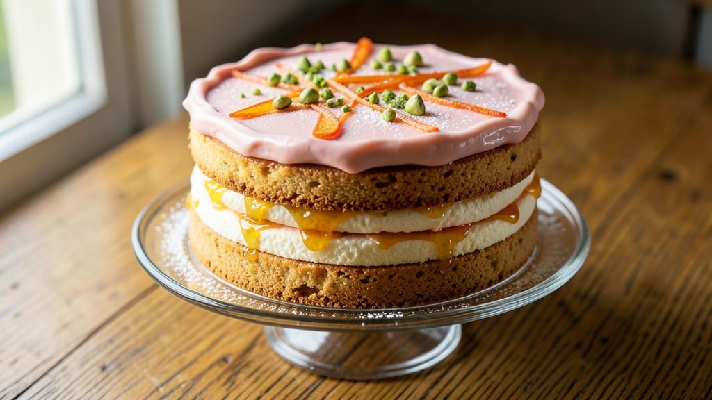 Armenian Cake Recipe: Nutty Orange Blossom Layers With Buttery Crust