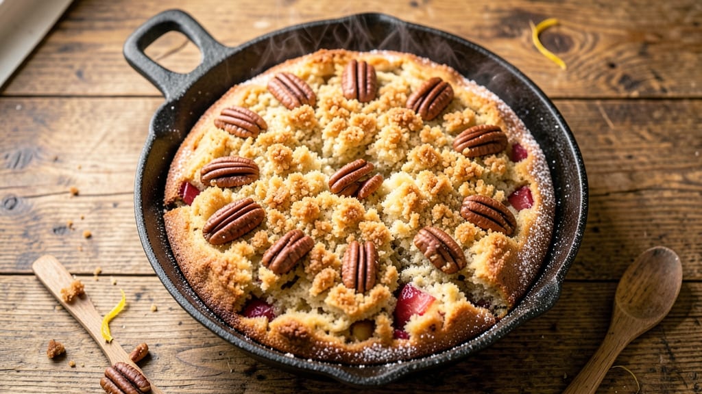 Apple Pecan Coffee Cake Recipe: Buttery Streusel Top With Warm Spiced Apple Filling