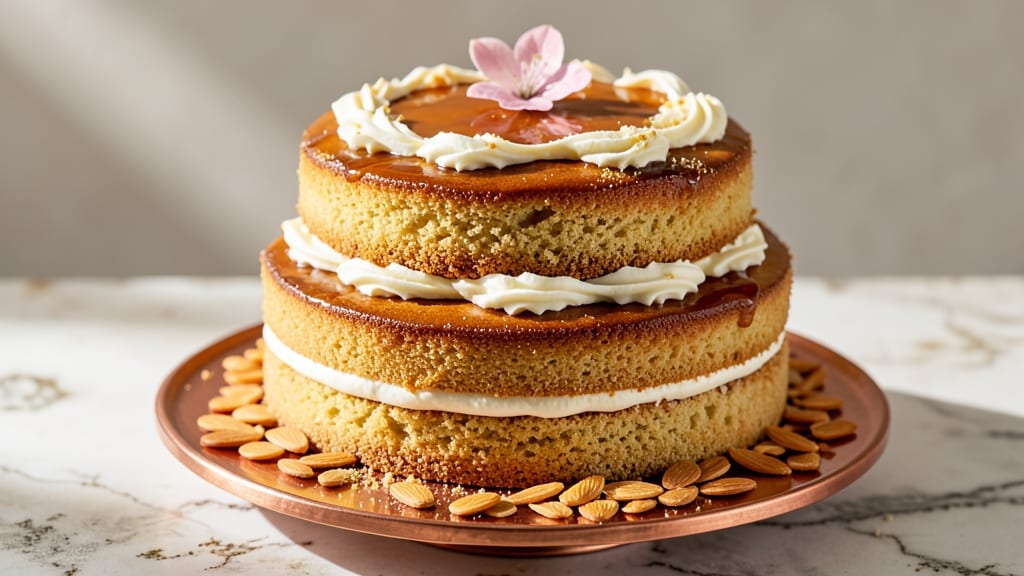 Amandine Cake Recipe: Almond-Infused Layers with Citrus Zest Glaze