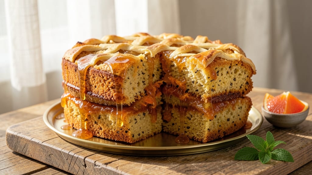 Arabian Honey Cake Recipe: Fragrant Cardamom and Orange Blossom Delight