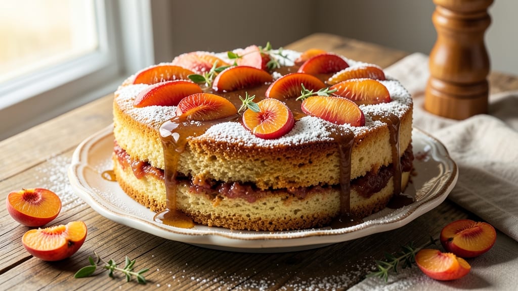 Apricot Brandy Cake Recipe: Boozy Fruit Layers with Buttery Tenderness