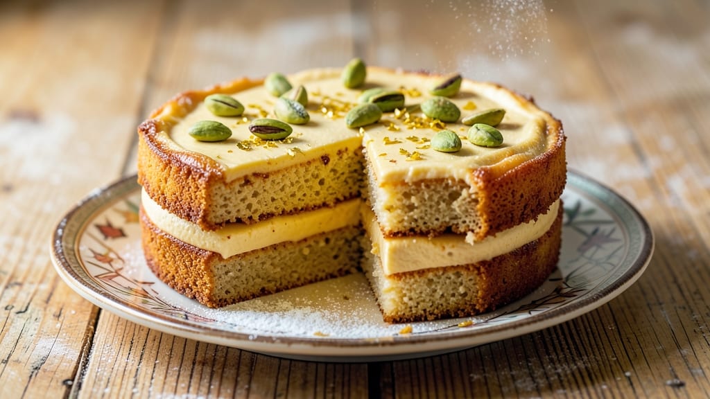 Arabic Saffron Cake Recipe: Fragrant Spice and Golden Crust Magic