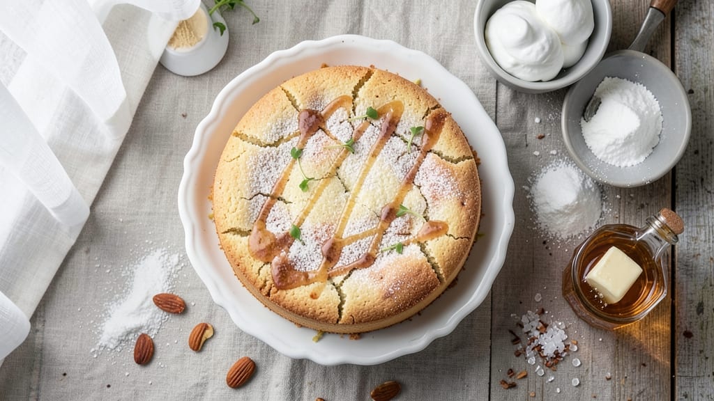 Amaretto Sponge Cake Recipe: Nutty Liqueur-Infused Layers With Buttery Crust