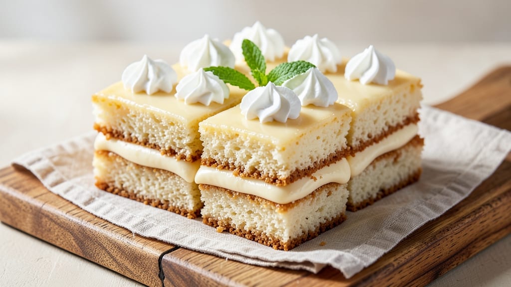 Angel Food Cake Bars Recipe: Light-as-Air Layers With Buttery Vanilla Kiss