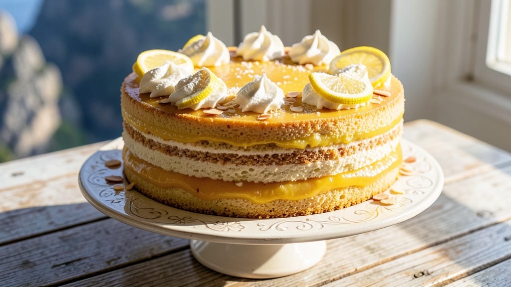 Amalfi Coast Lemon Cake Recipe: Zesty Citrus Layers with Almond Flour Magic