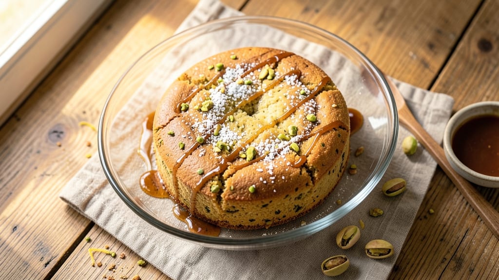 Almond Flour Pistachio Cake Recipe: Nutty Crunch and Moist Layers in One Bowl