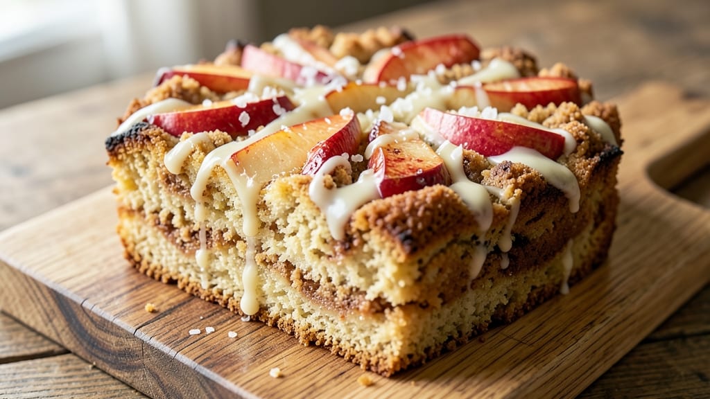 Apple Buttermilk Coffee Cake Recipe: Streusel-Topped Moistness With Cinnamon-Apple Bites