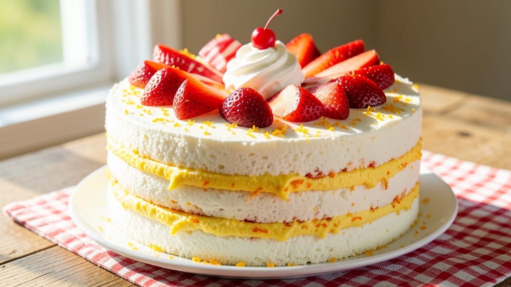 Angel Food Cake Recipe for 4th of July: Light-as-Air Citrus Celebration