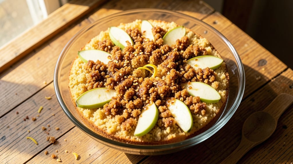 Martha Stewart's Apple Crumb Cake Recipe: Buttery Streusel Crunch Over Spiced Apple Filling