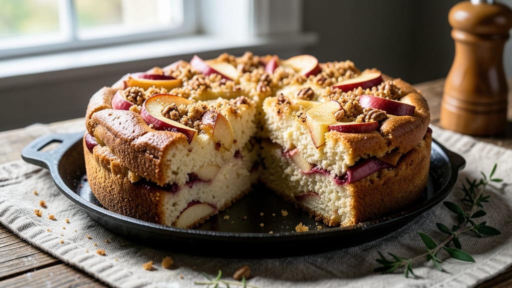 Anna Olson's Apple Cake Recipe: Buttery Streusel Swirls and Warm Cinnamon Spice