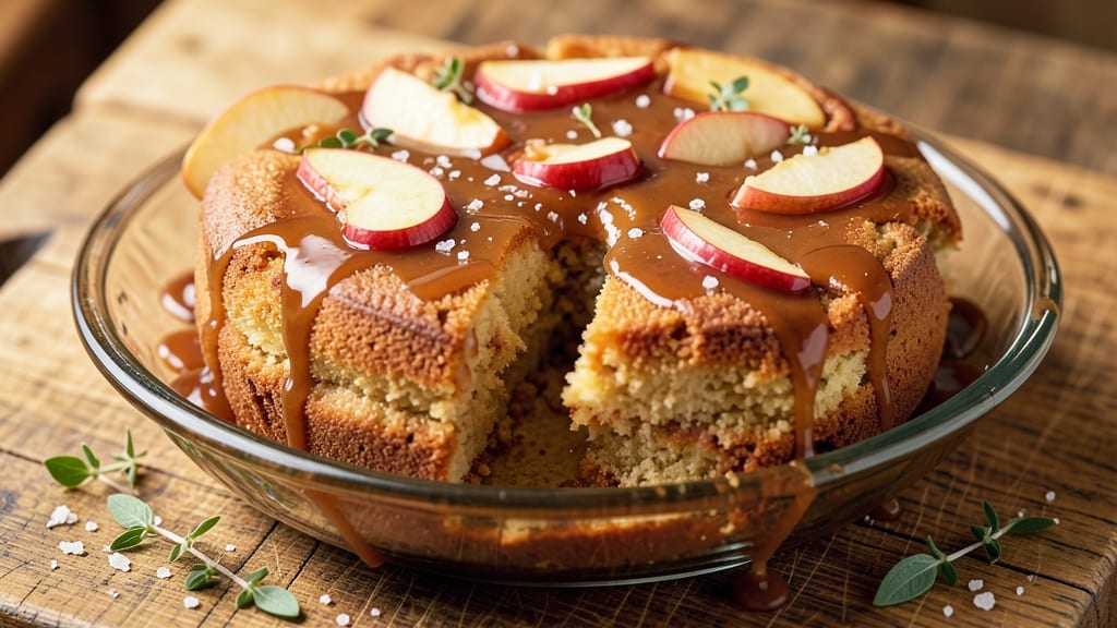 Apple Cake Recipe With Caramel Glaze: Warm Spiced Crust Meets Drizzled Molten Sweetness