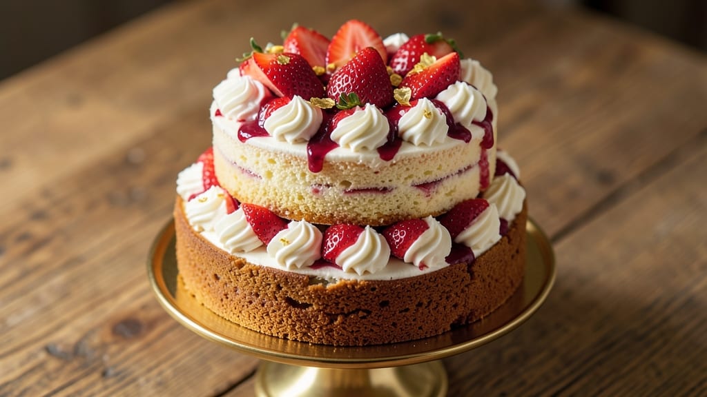 Amazing Strawberry Cake Recipe: Bursting With Juicy Fruit and Buttery Layers