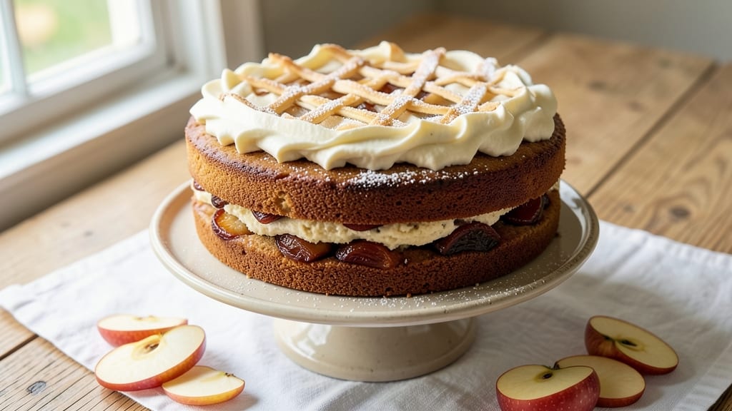 Apple Cake Recipe Using Dried Apples: Warm Spiced Fruit Streusel Over Moist Vanilla Layers