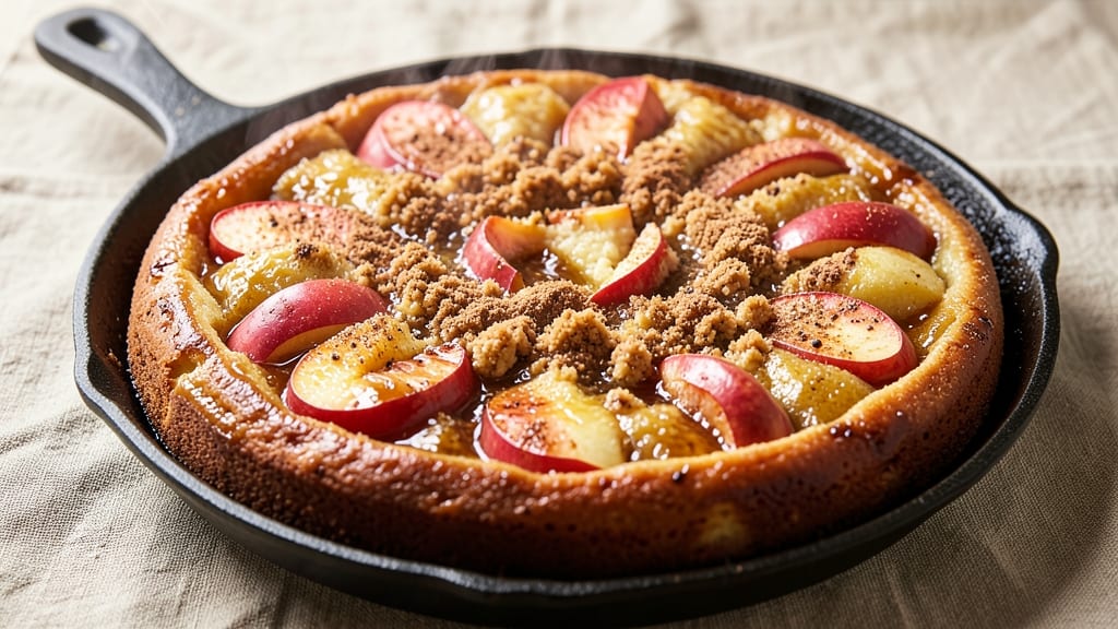 Apple Cinnamon Upside Down Cake Recipe: Caramelized Fruit and Buttery Streusel Magic