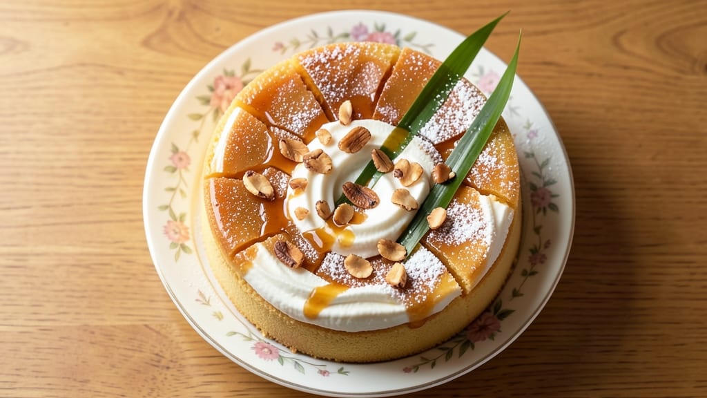 Asian Milk Cake Recipe: Silky Mochi Texture With Coconut Cream Swirl
